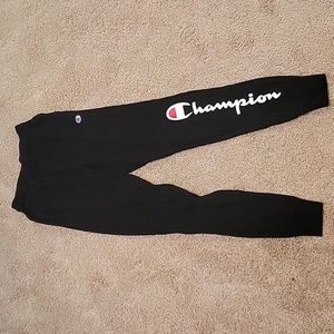 Boys black sweats champion